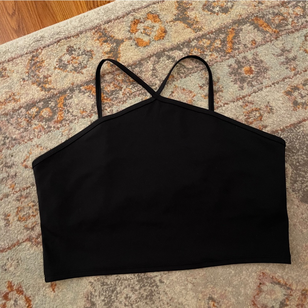 Gap Fit black longline bra size: XL